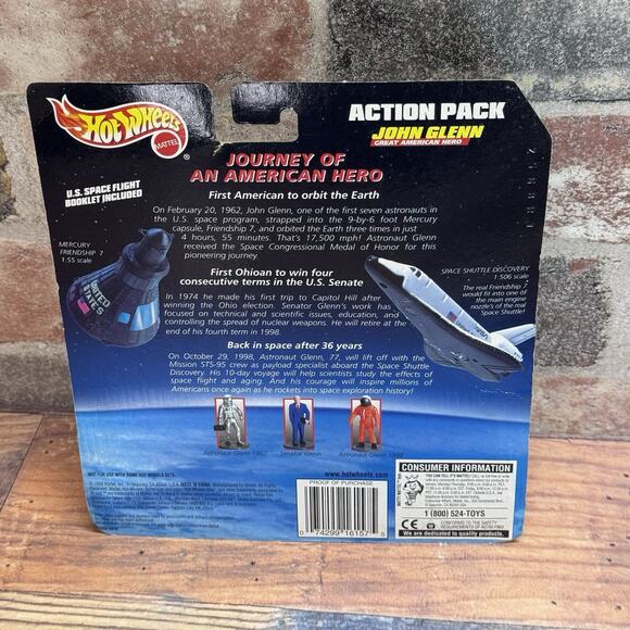 Hot Wheels Action Pack John Glenn, Friendship 7, Shuttle Discovery 1:64 C4-87 - Picture 5 of 6